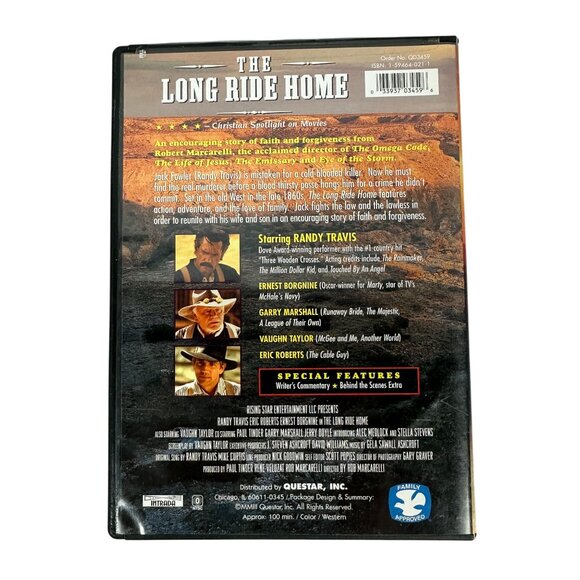 The Long Ride Home DVD 2003 Randy Travis Eric Roberts Faith Based Western Questa - Picture 2 of 7